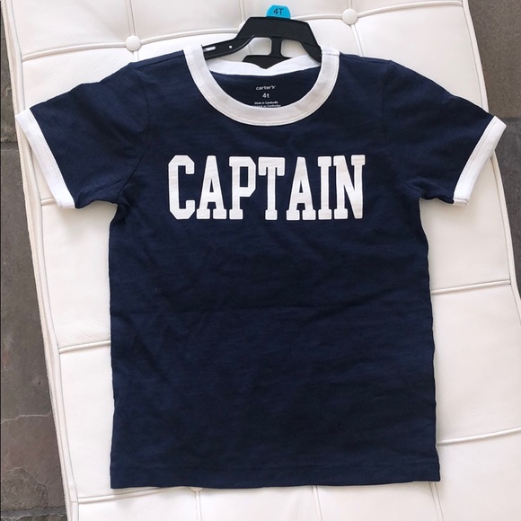 Carter's Other - Carter’s Blue “Captain” t-shirt size 4T